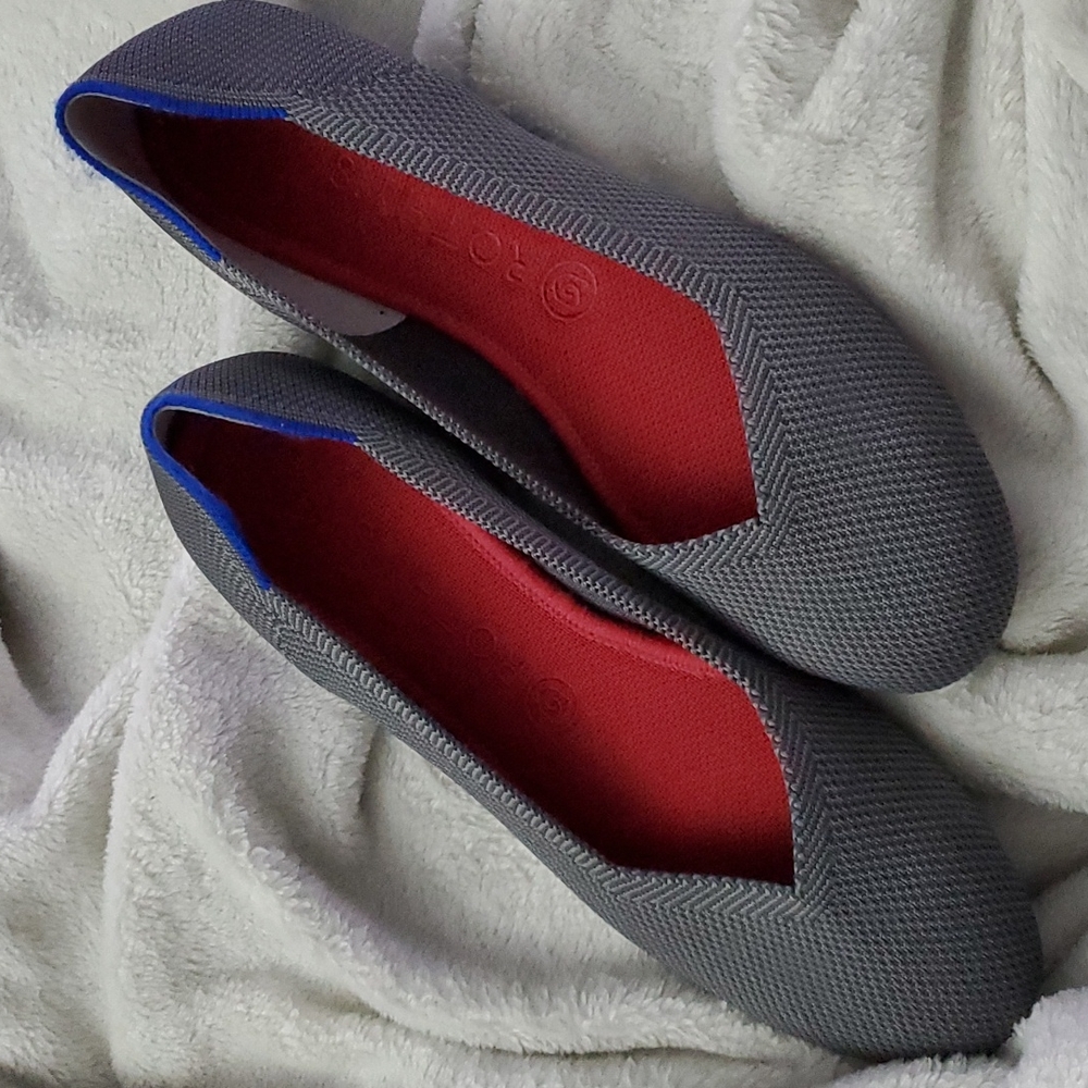 Rothy's The Flats Charcoal Sz 9